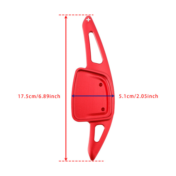 Carbon Look Steering Wheel Paddle Shifter Extension For Audi A3 A4 A6