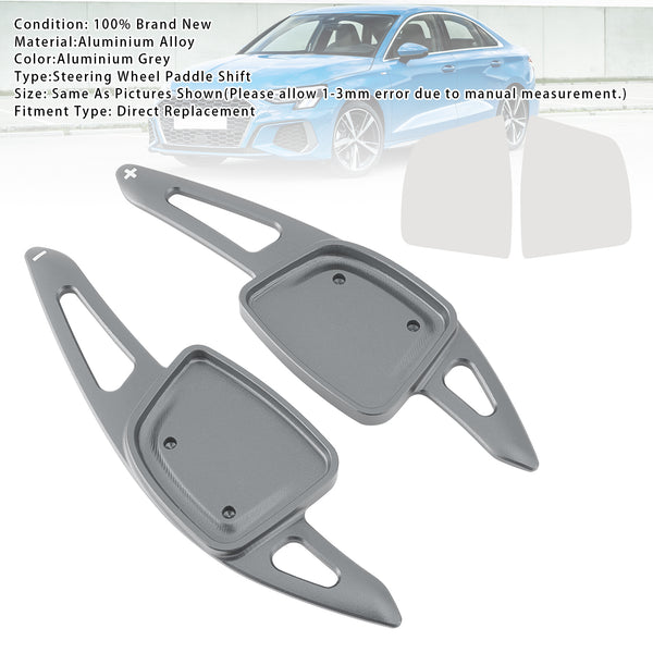 Carbon Look Steering Wheel Paddle Shifter Extension For Audi A3 A4 A6