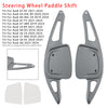 Carbon Look Steering Wheel Paddle Shifter Extension For Audi A3 A4 A6