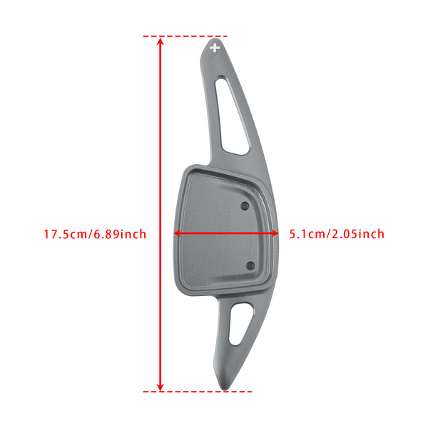 Carbon Look Steering Wheel Paddle Shifter Extension For Audi A3 A4 A6