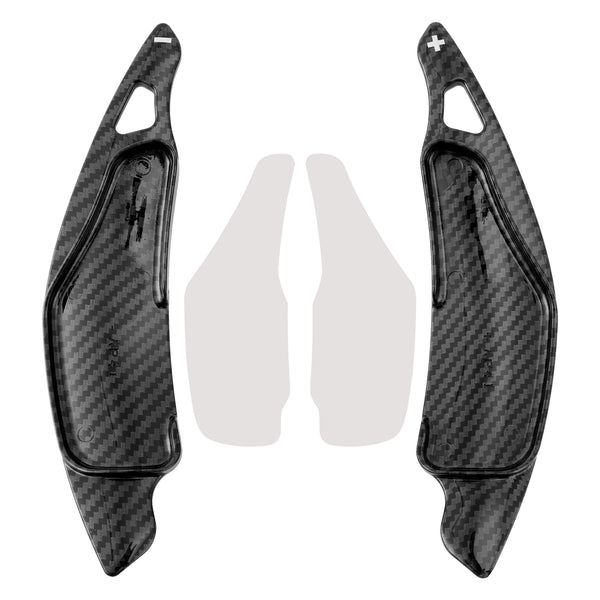Carbon Look Steering Wheel Paddle Shifter Extension For Toyota Ractis Lexus
