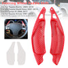 Carbon Look Steering Wheel Paddle Shifter Extension For Toyota Ractis Lexus