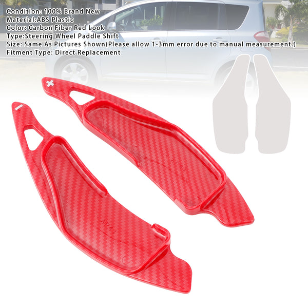 Carbon Look Steering Wheel Paddle Shifter Extension For Toyota Ractis Lexus