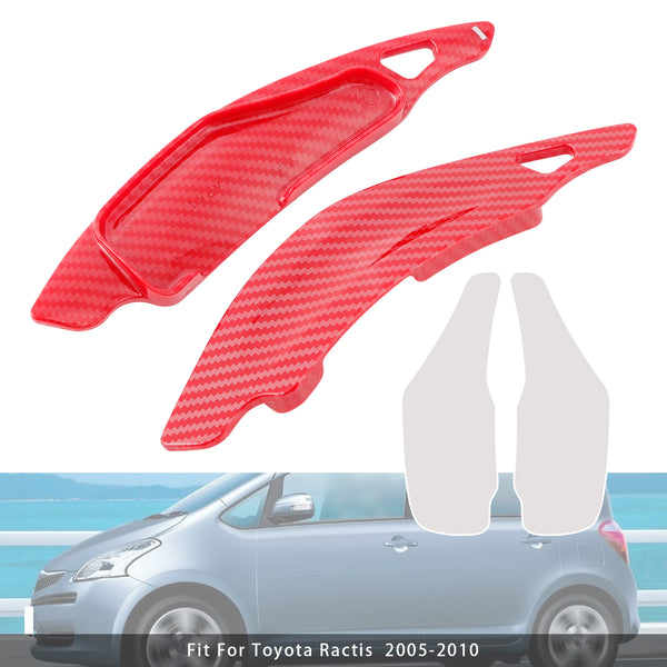 Carbon Look Steering Wheel Paddle Shifter Extension For Toyota Ractis Lexus