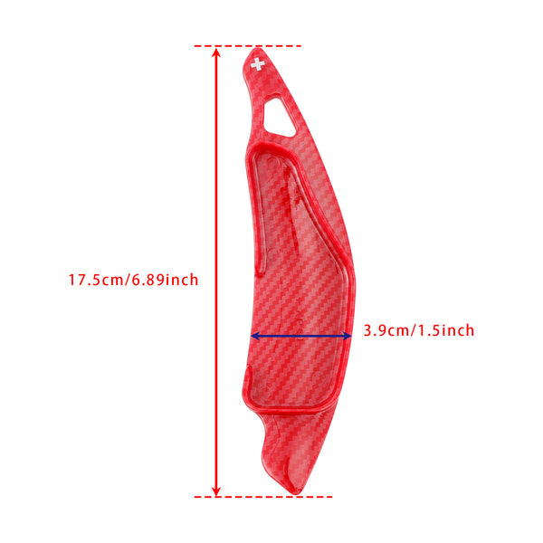 Carbon Look Steering Wheel Paddle Shifter Extension For Toyota Ractis Lexus