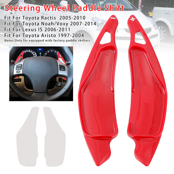 Carbon Look Steering Wheel Paddle Shifter Extension For Toyota Ractis Lexus