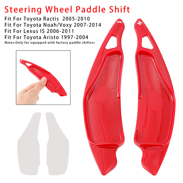 Carbon Look Steering Wheel Paddle Shifter Extension For Toyota Ractis Lexus