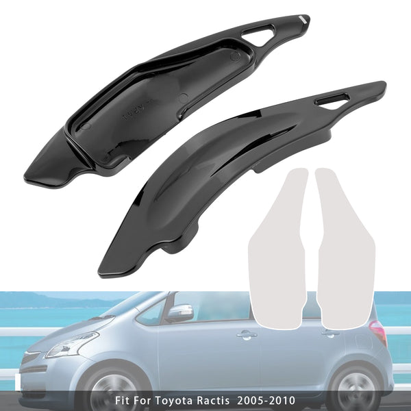 Carbon Look Steering Wheel Paddle Shifter Extension For Toyota Ractis Lexus