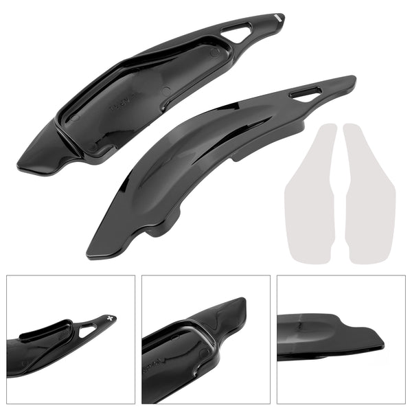 Carbon Look Steering Wheel Paddle Shifter Extension For Toyota Ractis Lexus