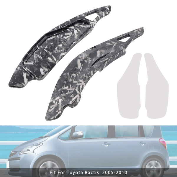 Carbon Look Steering Wheel Paddle Shifter Extension For Toyota Ractis Lexus