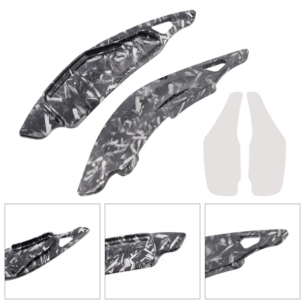 Carbon Look Steering Wheel Paddle Shifter Extension For Toyota Ractis Lexus