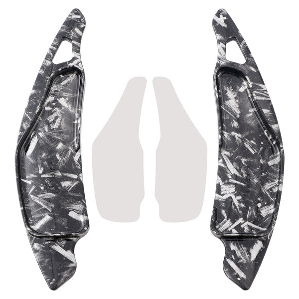 Carbon Look Steering Wheel Paddle Shifter Extension For Toyota Ractis Lexus