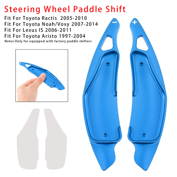 Carbon Look Steering Wheel Paddle Shifter Extension For Toyota Ractis Lexus