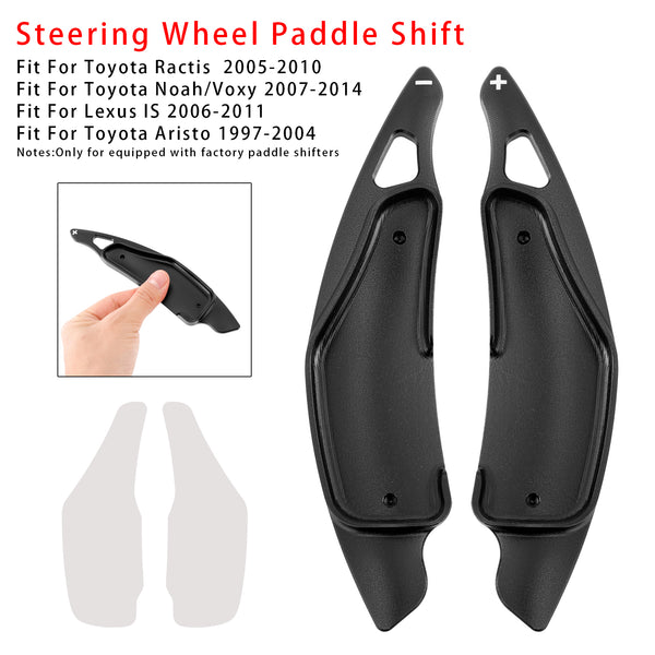 Carbon Look Steering Wheel Paddle Shifter Extension For Toyota Ractis Lexus