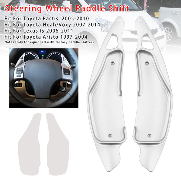 Carbon Look Steering Wheel Paddle Shifter Extension For Toyota Ractis Lexus