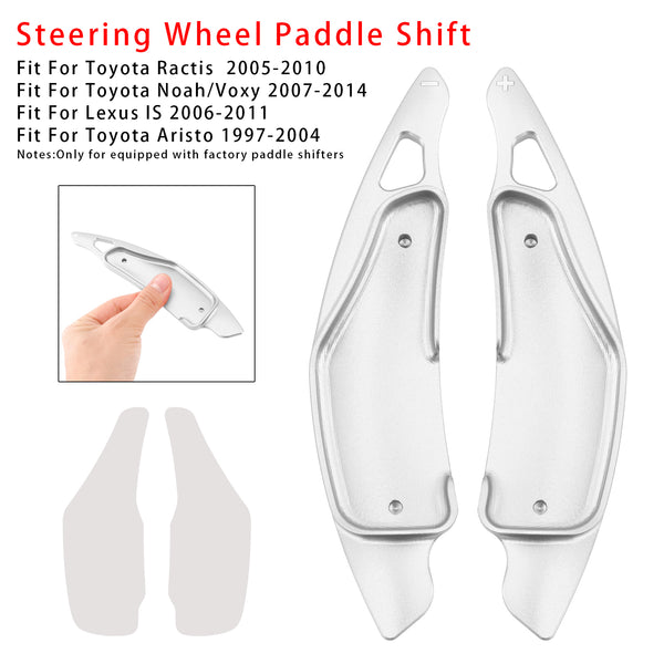 Carbon Look Steering Wheel Paddle Shifter Extension For Toyota Ractis Lexus