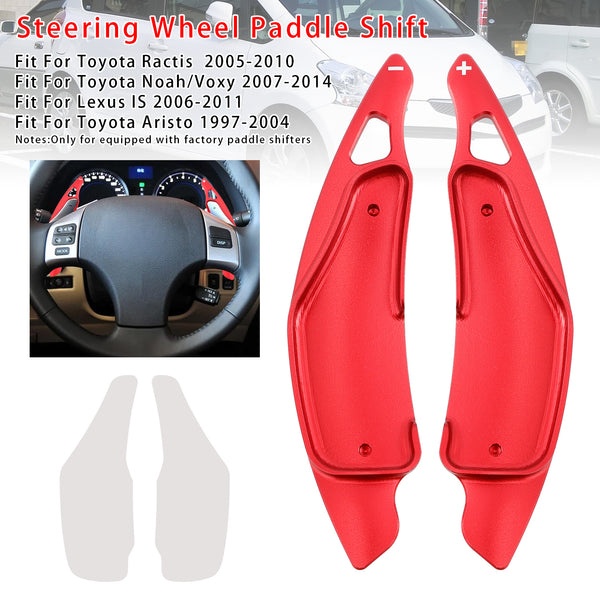Carbon Look Steering Wheel Paddle Shifter Extension For Toyota Ractis Lexus