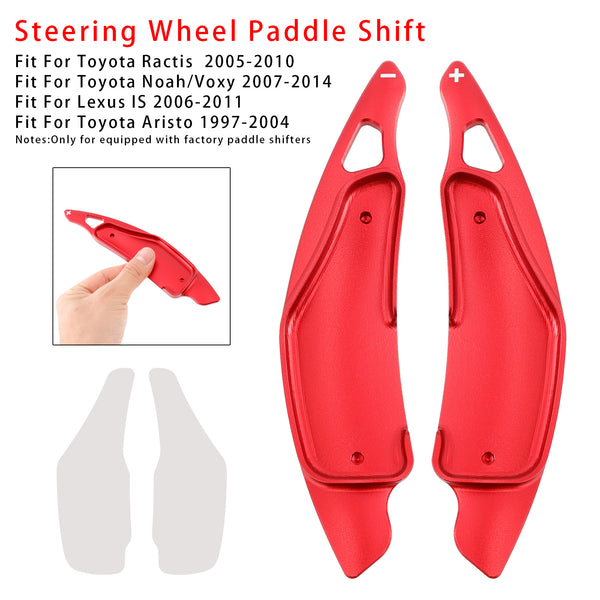 Carbon Look Steering Wheel Paddle Shifter Extension For Toyota Ractis Lexus