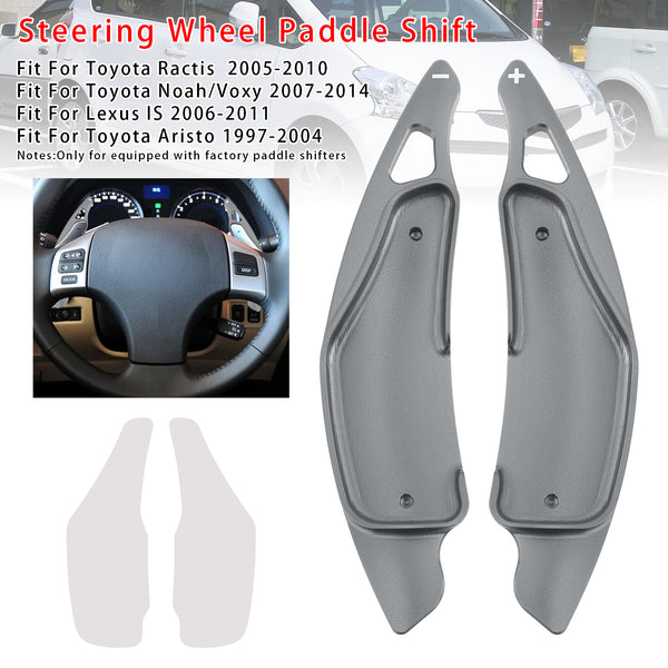Carbon Look Steering Wheel Paddle Shifter Extension For Toyota Ractis Lexus