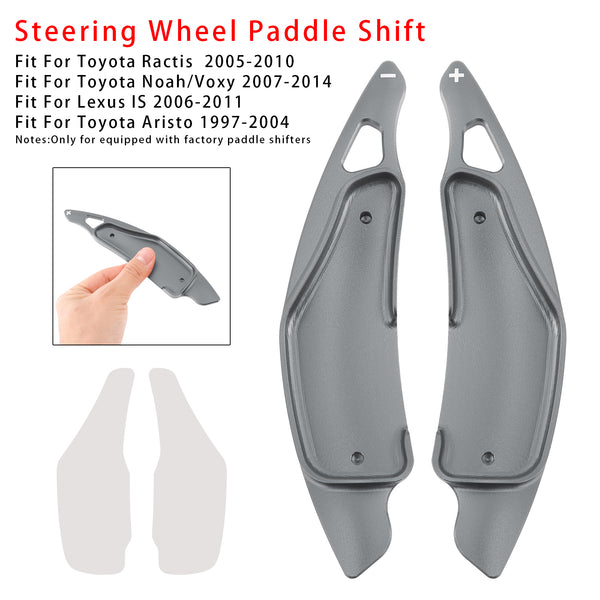 Carbon Look Steering Wheel Paddle Shifter Extension For Toyota Ractis Lexus