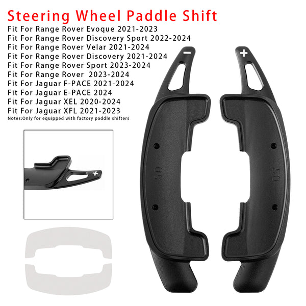 Steering Wheel Paddle Shifter Extension For Range Rover Jaguar Aluminium Blue
