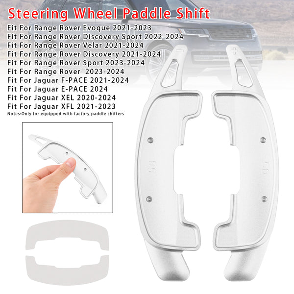 Steering Wheel Paddle Shifter Extension For Range Rover Jaguar Aluminium Blue