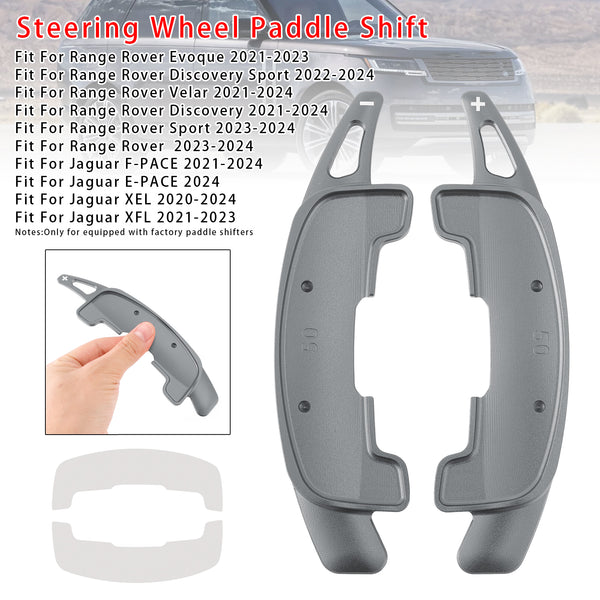 Steering Wheel Paddle Shifter Extension For Range Rover Jaguar Aluminium Blue