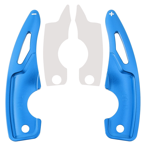 Steering Wheel Paddle Shifter Extension For Subaru Toyota 17-25 Aluminium Blue