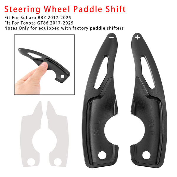 Steering Wheel Paddle Shifter Extension For Subaru Toyota 17-25 Aluminium Blue