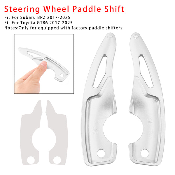 Steering Wheel Paddle Shifter Extension For Subaru Toyota 17-25 Aluminium Blue