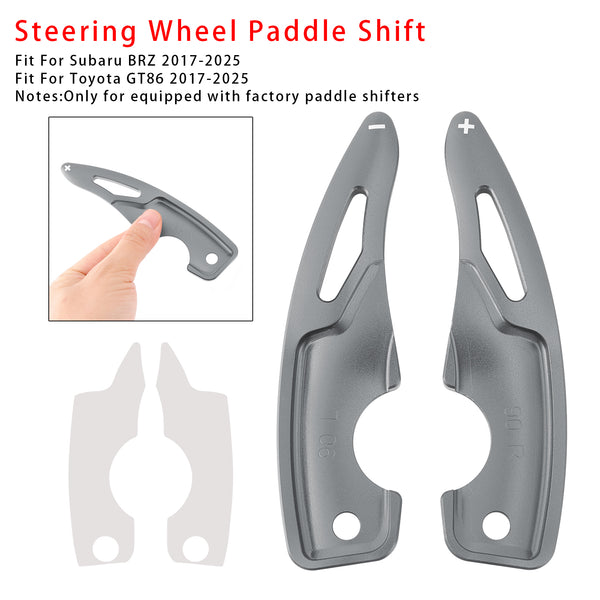 Steering Wheel Paddle Shifter Extension For Subaru Toyota 17-25 Aluminium Blue