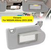 Gray Left Side Sun Visor 964013TA2A For Nissan Altima 2013-2018