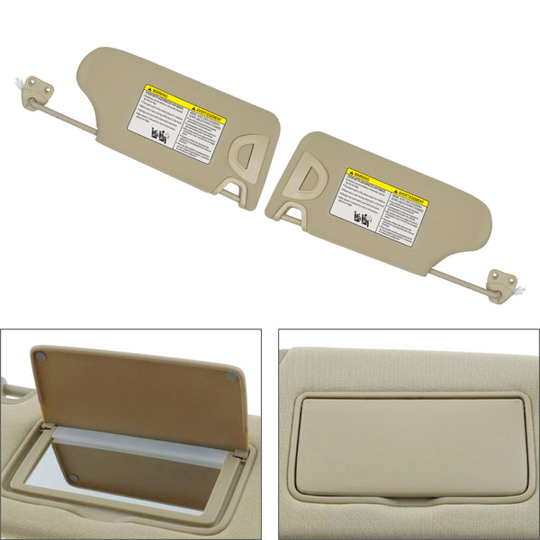 Beige Driver Side Sun Visor 964013TA2A For Nissan Altima 2013-2018