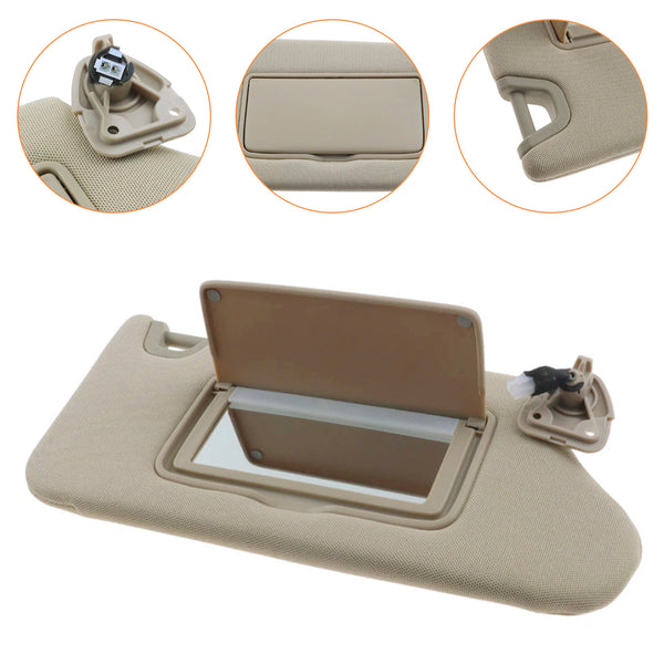 Beige Driver Side Sun Visor 964013TA2A For Nissan Altima 2013-2018