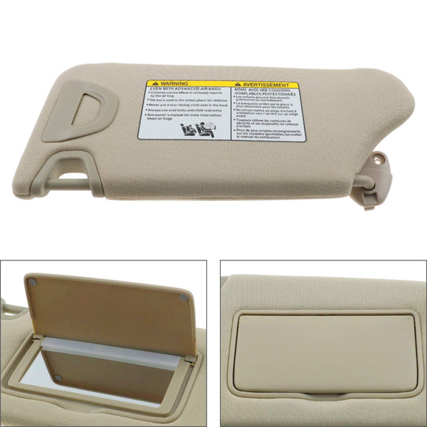 Beige Driver Side Sun Visor 964013TA2A For Nissan Altima 2013-2018