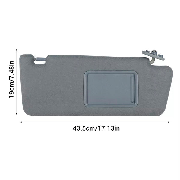 Gray Left Side Sun Visor 74320-04181-B1 For Toyota Tacoma 2005-2015