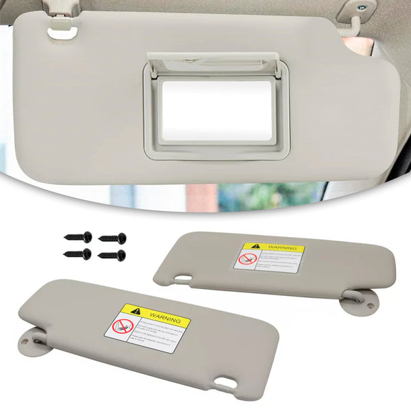 Gray Left Side Sun Visor 42478247 For Chevrolet Sonic 2012-2019