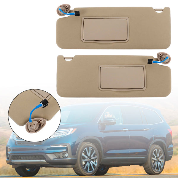 Gray Left Side Sun Visor 83280-TG7-A12ZA For Honda Pilot 2016-2022