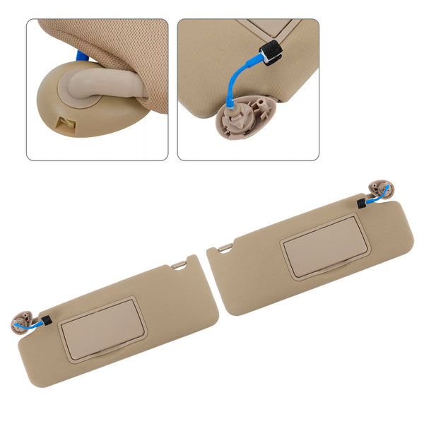 Gray Left Side Sun Visor 83280-TG7-A12ZA For Honda Pilot 2016-2022