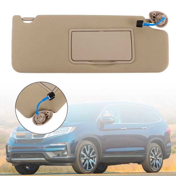 Gray Left Side Sun Visor 83280-TG7-A12ZA For Honda Pilot 2016-2022