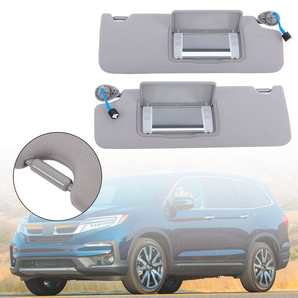 Gray Left Side Sun Visor 83280-TG7-A12ZB For Honda Pilot 2016-2022