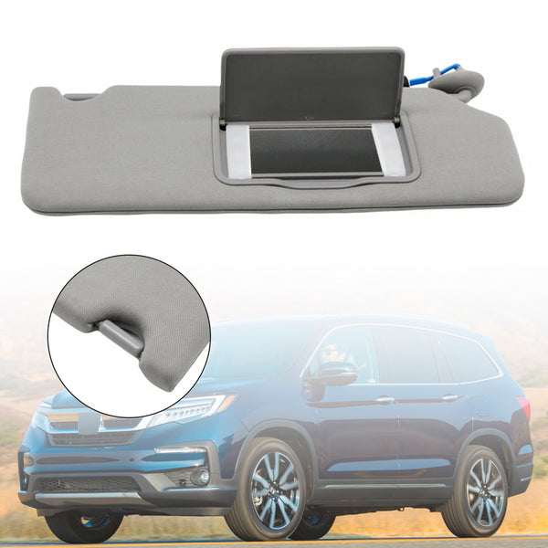 Gray Left Side Sun Visor 83280-TG7-A12ZB For Honda Pilot 2016-2022