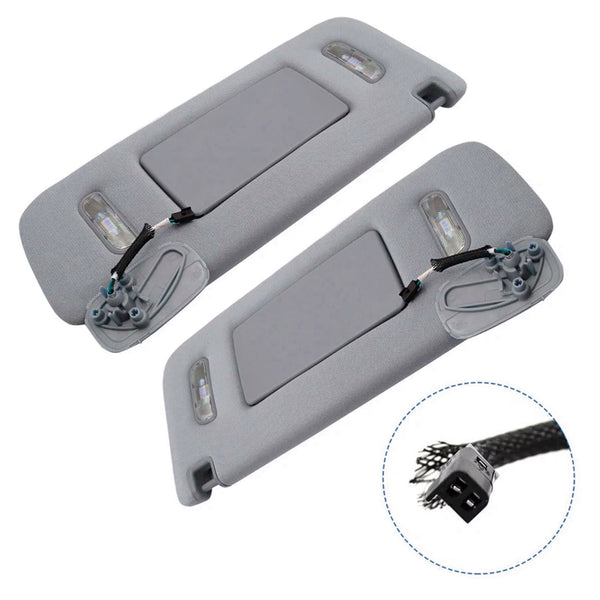 Gray Left Side Sun Visor 22870346 For Chevrolet GMC 2015-2019