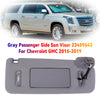 Gray Left Side Sun Visor 22870346 For Chevrolet GMC 2015-2019