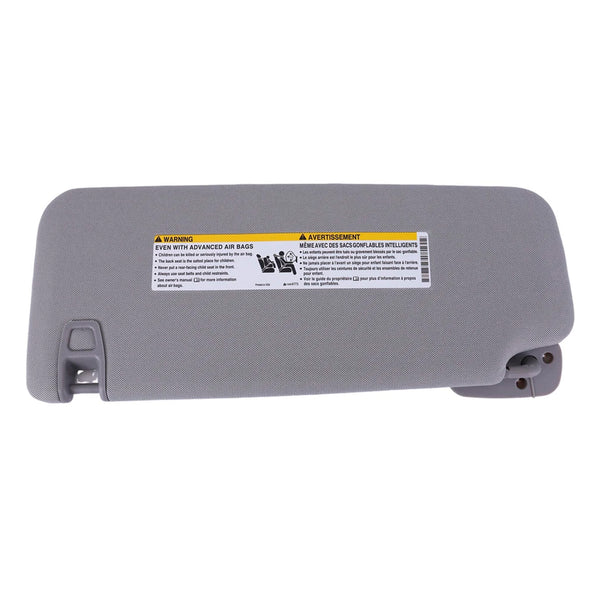 Gray Left Side Sun Visor 22870346 For Chevrolet GMC 2015-2019