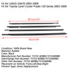 2003-2009 Toyota Land Cruiser Prado 120 Series 4PCS 75722-60080 Weatherstrip Window Belt Moulding Generic