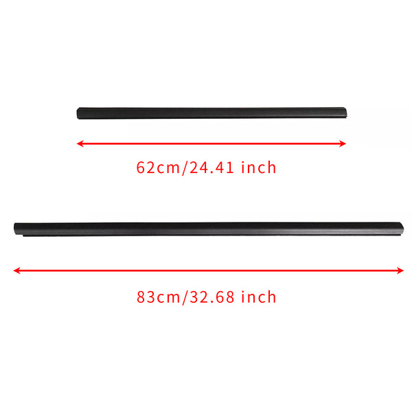 2008-2013 Honda Fit Jazz 4pcs Door Belt Weatherstrip Molding Seal Generic