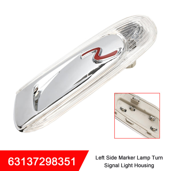 2014-2021 MINI F55 F56 F57 S Pair Side Marker Lamp Turn Signal Light Housing 63137298351 63137298352 Generic