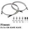 For Automatic Transmission Cooler Lines Kit 6-AN Hose Line Kit GM 4L60E 4L65E Generic