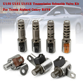 2005-2016 TOYOTA RAV4 5 SP F/4WD 3.5L Transmission Solenoids Valve Kit U150 U151 U250 U151E U250E K14879E K57958P Generic